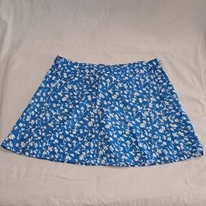 Blue Floral Women's Skirt